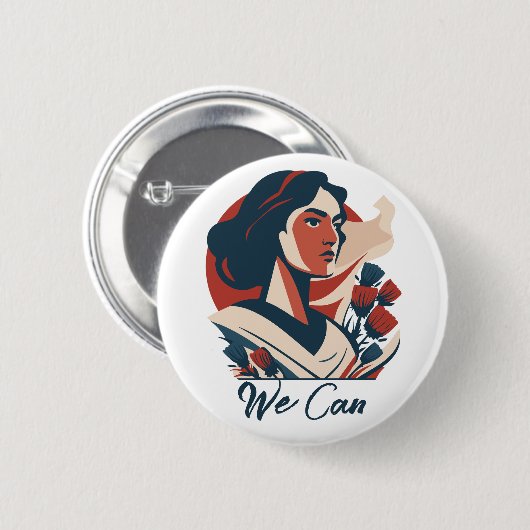 Frauen Button (Vorne & Hinten)