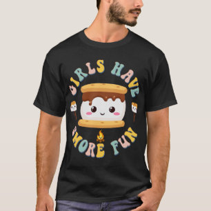 Frauen Camping Kawaii Smores Mädchen haben S'more T-Shirt