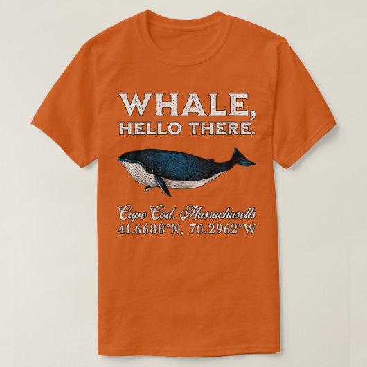 Frauen Cape Cod Massachusets Whale Hallo gibt Coo T-Shirt (Design vorne)