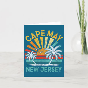 Frauen Cape May Strand New Jersey Familienurlaub Karte