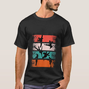 Frauen Capoeira Retro Vintag Capo Ginga Dance Abb T-Shirt