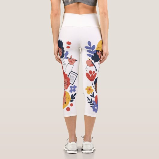 Frauen Capri Leggings (Rückseite)