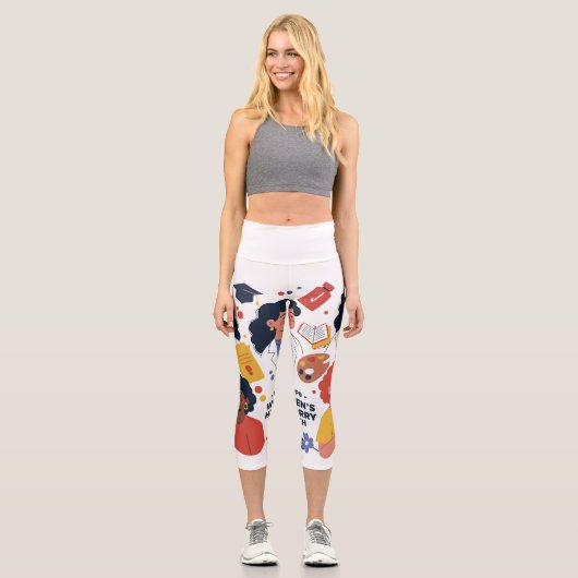 Frauen Capri Leggings (Vorderseite)