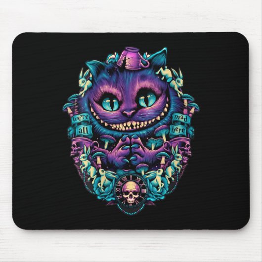 Frauen Cheshire Ca Mousepad (Vorne)