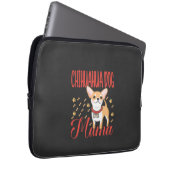 Frauen Chihuahua Hundemutter Laptopschutzhülle (Vorne Rechts)