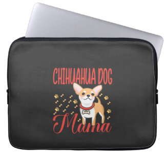 Frauen Chihuahua Hundemutter Laptopschutzhülle