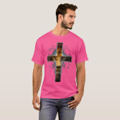 Frauen Christlich Jesus Löwe Judah Cross G T-Shirt (Vorne ganz)
