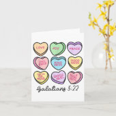 Frauen Christlich Valentine Galatians Konversation Karte (Gelbe Blume)