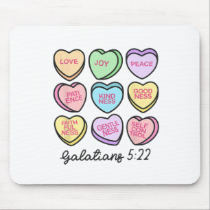 Frauen Christlich Valentine Galatians Konversation Mousepad