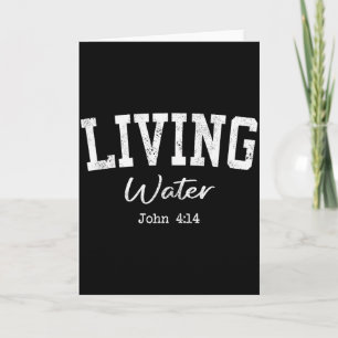 Frauen christliche Shirts Lebendiges Wasser Bibel Karte