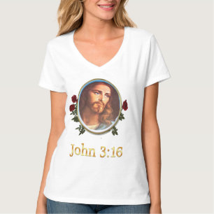 Frauen Christliche T - Shirt John 3:16