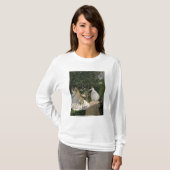 Frauen Claude Monets | im Garten, 1866 T-Shirt (Vorne ganz)