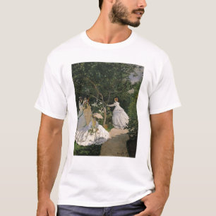 Frauen Claude Monets   im Garten, 1866 T-Shirt