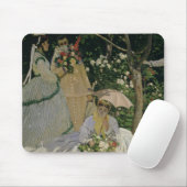 Frauen Claude Monets | im Garten Mousepad (Mit Mouse)