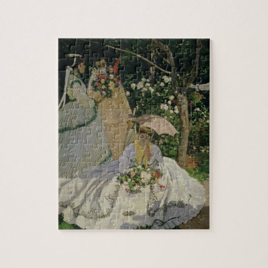 Frauen Claude Monets | im Garten Puzzle (Vertikal)