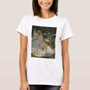 Frauen Claude Monets im Garten T-Shirt