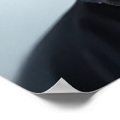 Frauen Clown rotes Haar schwarze Nase | Art der AI Poster (Ecke)