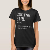 Frauen codieren Girl Definition-Software T-Shirt (Vorderseite)