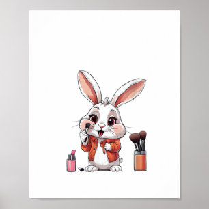 Frauen Cool Beautician Esthetikerin Schönheit Make Poster