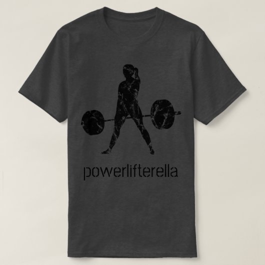 Frauen Cool DeadliftDay Powerlift Retro Gym Workou T-Shirt (Design vorne)