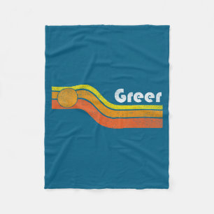 Frauen Cool Greer Vintage 70er 80er Retro Fleecedecke