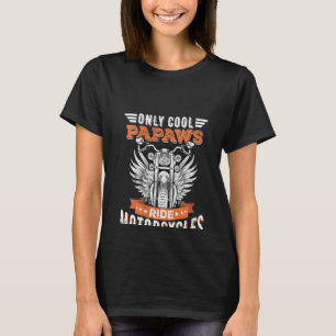 Frauen Cool Papaws-Motorrad-Fahrrad-Fahrrad F T-Shirt