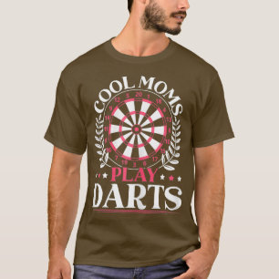 Frauen Coole Mamas spielen Darts Mütter Day Bullse T-Shirt