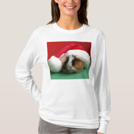 Frauen Coole Weihnachtsfeiertage Guinea Pig T-Shirt