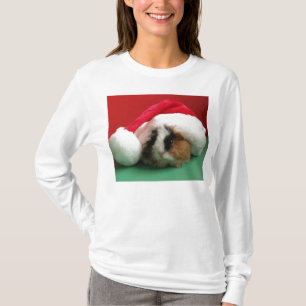 Frauen Coole Weihnachtsfeiertage Guinea Pig T-Shirt