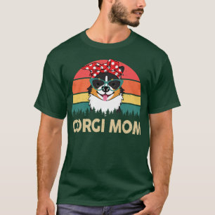 Frauen Corgi Black Tricolor Corgi Mama Geschenke f T-Shirt
