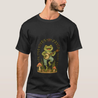Frauen Cottagecore Whimsical Fröhliche Anthropomor T-Shirt