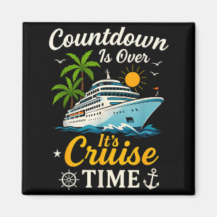 Frauen Countdown Kreuzfahrt Zeit Kreuzfahrtschiff Magnet
