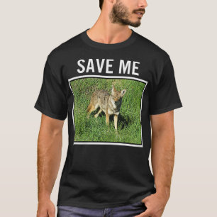Frauen COYOTE FOTO Rett Me Wild Dog San Diego Cal T-Shirt