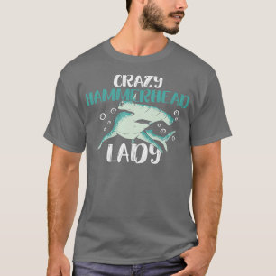 Frauen Crazy Hammerhead Lady Design für einen Hamm T-Shirt