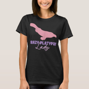 Frauen Crazy Platypus Lady Design für eine Platypu T-Shirt