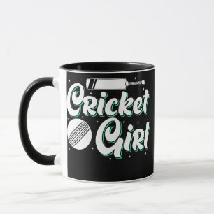 Frauen-Cricket-Mädchen Tasse