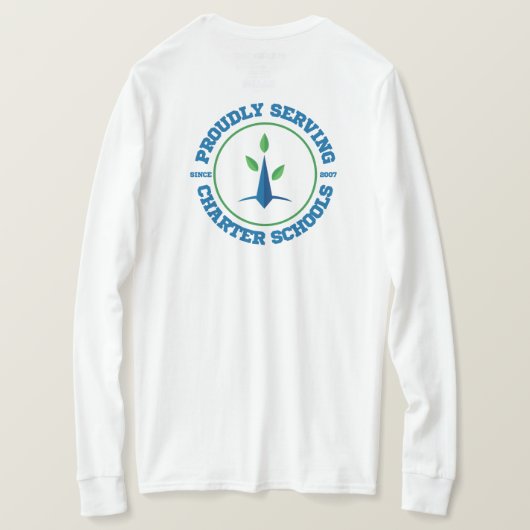 Frauen, CSP-Logo + Compass auf der Rückseite T-Shirt (Design Rückseite)