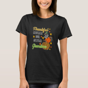 Frauen dankbar, selig gesegnet Oma Autumn Fon T-Shirt