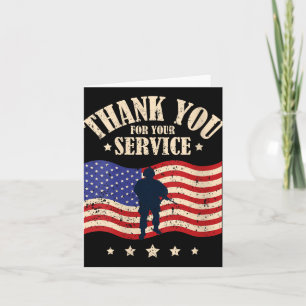 Frauen danken Ihnen für Ihren Service, Veteran V-n Karte