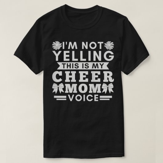 Frauen Das ist meine jubelnde Mutter Stimme Cheer  T-Shirt (Design vorne)