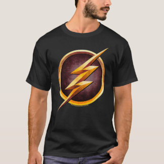 Frauen Das Logo der Flash TV Serie Brust-Logo VNec T-Shirt