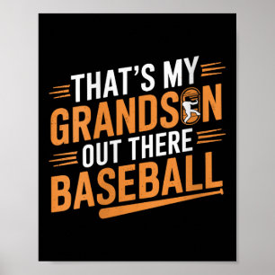 Frauen, das meine Großmutter aus Baseball-Moth Poster