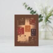 Frauen - das Rückgrat Postkarte (Stehend Vorderseite)