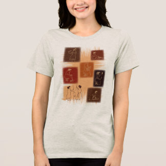 Frauen - das Rückgrat Tri-Blend Shirt
