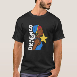 Frauen Demokratische Republik Kongo Afrikanisches T-Shirt