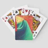 Frauen denken an zeitgenössische Kunst Spielkarten (Rückseite)