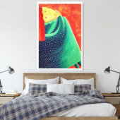 Frauen denken zeitgenössische Kunst Akrylic Painti Leinwanddruck (Insitu (Schlafzimmer))