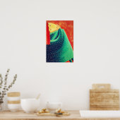 Frauen denken zeitgenössische Malerei Kunst drucke (Küche)