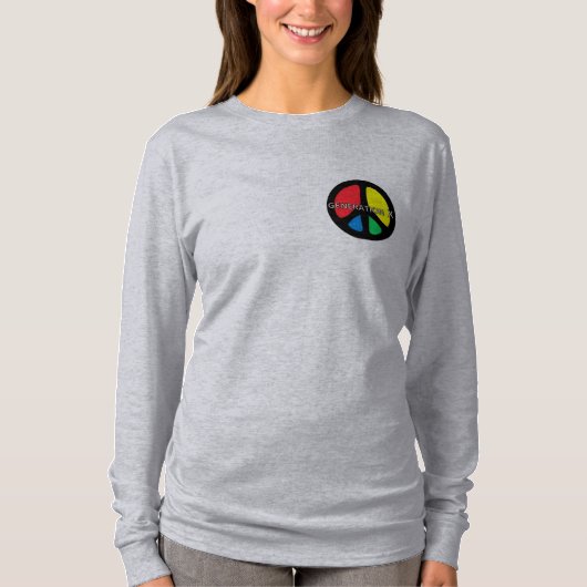 Frauen der Generation X PEACE-T - Shirt (Vorderseite)