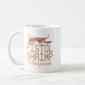 Frauen Der stühle Shrimp flüstert kreuzischer Spaß Kaffeetasse (Links)